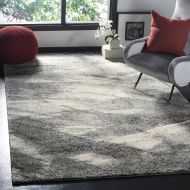 Safavieh Retro Collection RET2891-8012 Modern Abstract Grey and Ivory Area Rug (3 x 5)