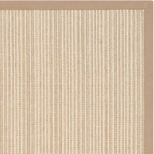  Safavieh Natural Fiber Collection NF442D Martinique Stripe Tan Sisal Area Rug (3 x 5)