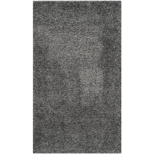  Safavieh California Premium Shag Collection SG151-8484 Dark Grey Area Rug (4 x 6)