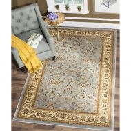 Safavieh Lyndhurst Collection LNH312B Traditional Oriental Light Blue and Ivory Area Rug (4 x 6)