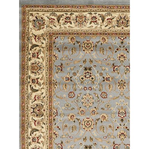  Safavieh Lyndhurst Collection LNH312B Traditional Oriental Light Blue and Ivory Area Rug (4 x 6)