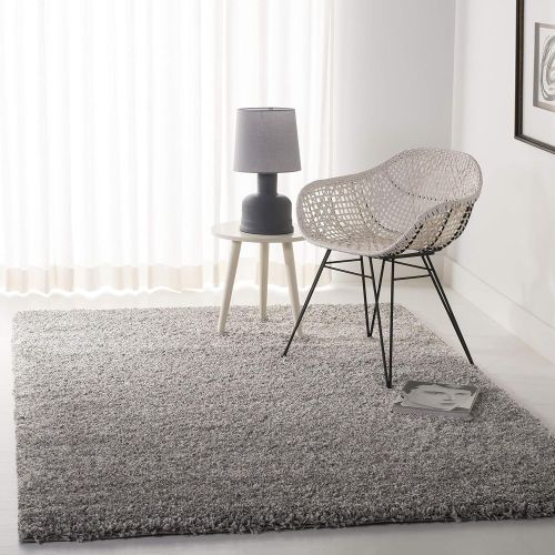  Safavieh California Premium Shag Collection SG151-7575 Silver Area Rug (86 x 12)