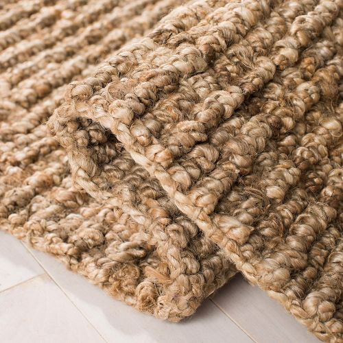  Safavieh Natural Fiber Collection NF447A Hand Woven Natural Jute Runner (26 x 6)