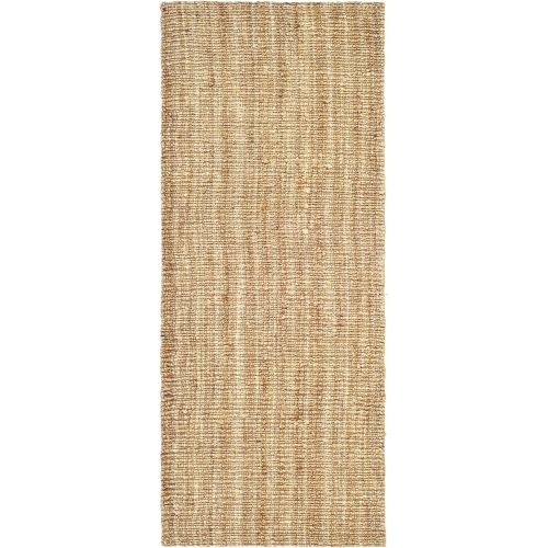  Safavieh Natural Fiber Collection NF447A Hand Woven Natural Jute Runner (26 x 6)