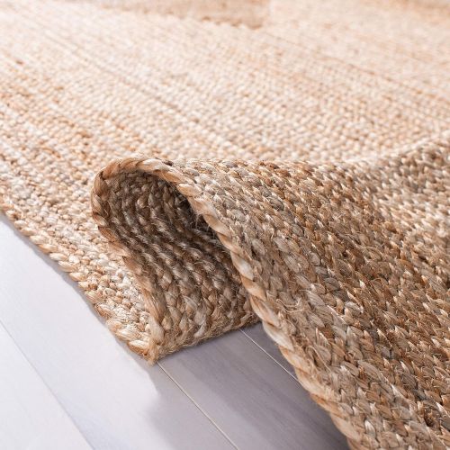  Safavieh Cape Cod Collection CAP252A Hand-woven Jute Area Rug, 3 x 5 Oval, tural