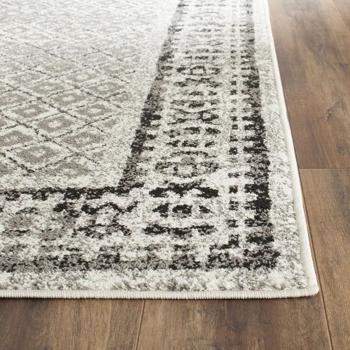  Safavieh Adirondack Collection ADR110F Light Blue and Dark Blue Vintage Distressed Area Rug (26 x 4)