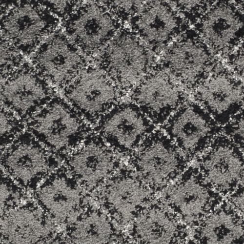  Safavieh Adirondack Collection ADR110A Vintage Distressed Area Rug, 51 x 76, Black/Silver