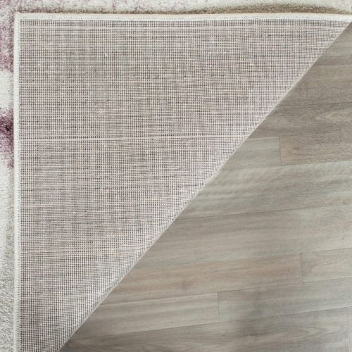  Safavieh Adirondack Collection ADR127L Ivory and Purple Vintage Floral Area Rug (4 x 6)