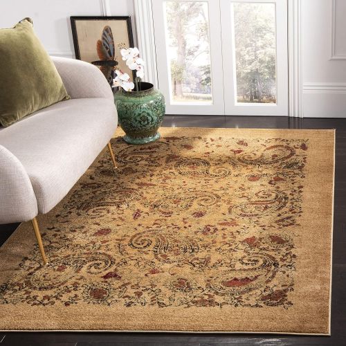  Safavieh Lyndhurst Collection LNH224A Traditional Paisley Beige and Multi Area Rug (10 x 14)