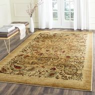 Safavieh Lyndhurst Collection LNH224A Traditional Paisley Beige and Multi Square Area Rug (7 Square)