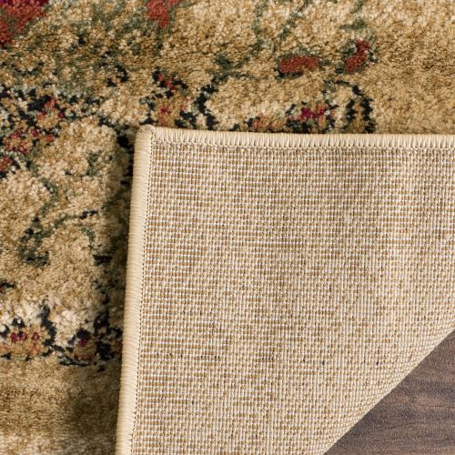  Safavieh Lyndhurst Collection LNH224A Traditional Paisley Beige and Multi Square Area Rug (7 Square)