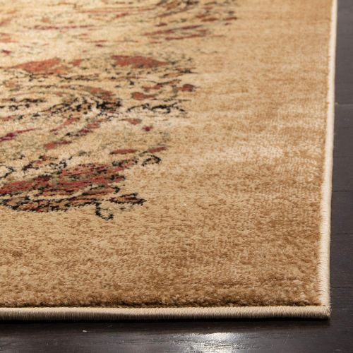  Safavieh Lyndhurst Collection LNH224A Traditional Paisley Beige and Multi Square Area Rug (10 Square)