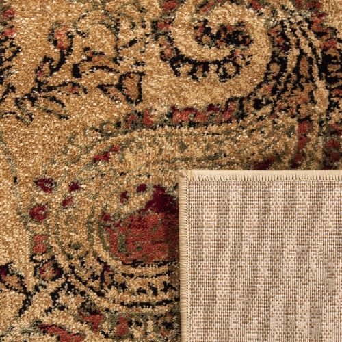  Safavieh Lyndhurst Collection LNH224A Traditional Paisley Beige and Multi Runner (23 x 8)