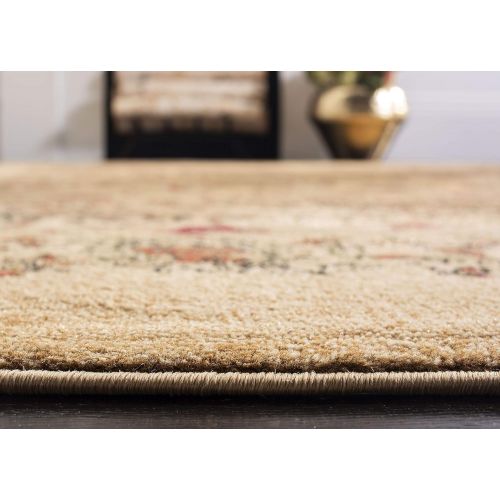  Safavieh Lyndhurst Collection LNH224A Traditional Paisley Beige and Multi Area Rug (12 x 18)