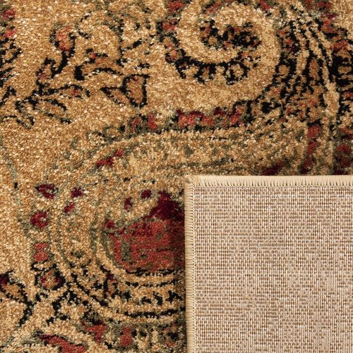  Safavieh Lyndhurst Collection LNH224A Traditional Paisley Beige and Multi Runner (23 x 18)