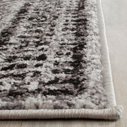  Safavieh Adirondack Collection ADR110B Ivory and Silver Vintage Distressed Area Rug (26 x 4)