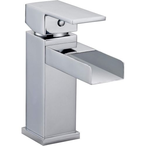  Safavieh BRF1054C Solea Collection Calm Bathroom Faucet, Chrome