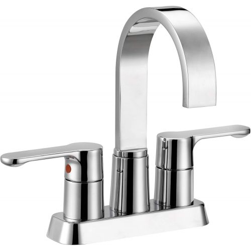  Safavieh BRF1052C Solea Collection Compose Bathroom Faucet, Chrome