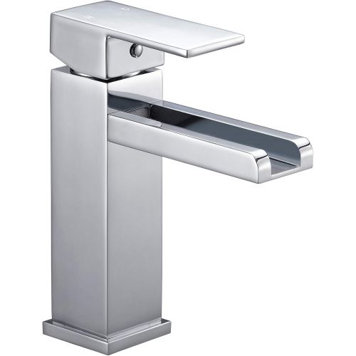  Safavieh BRF1056C Solea Collection Balance Bathroom Faucet, Chrome