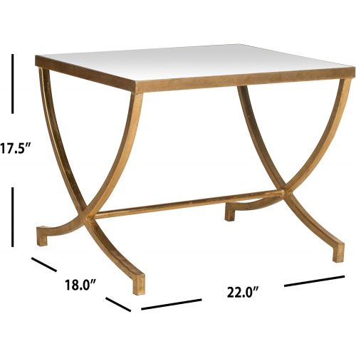  Safavieh Home Collection Maureen Gold Accent Table