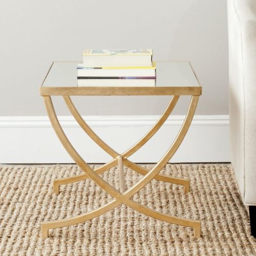  Safavieh Home Collection Maureen Gold Accent Table