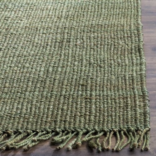  Safavieh Natural Fiber Collection NF368B Hand-Woven Ivory Jute Area Rug (5 x 8)