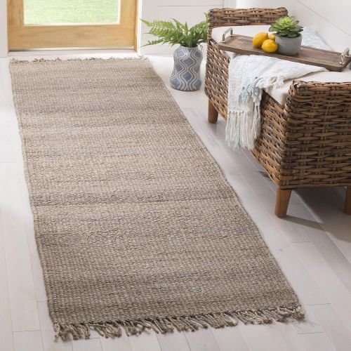  Safavieh Natural Fiber Collection NF368B Hand-Woven Ivory Jute Area Rug (5 x 8)