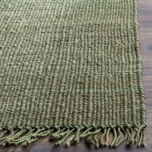  Safavieh Natural Fiber Collection NF368B Hand-Woven Ivory Jute Area Rug (5 x 8)