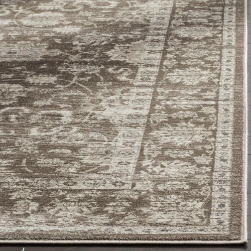  Safavieh Vintage Collection VTG430B Transitional Oriental Brown and Ivory Distressed Area Rug (4 x 57)