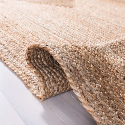  Safavieh Cape Cod Collection CAP252A Hand Woven Natural Jute Area Rug (5 x 8)