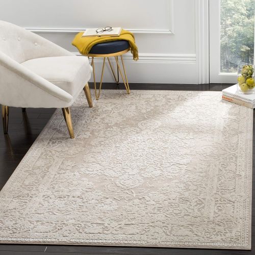  Safavieh Reflection Collection RFT664A Beige and Cream Area Rug (51 x 76)