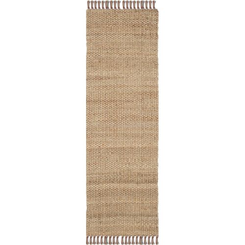  Safavieh Natural Fiber Collection NF455A Hand Woven Natural and Multi Jute Area Rug (8 x 10)