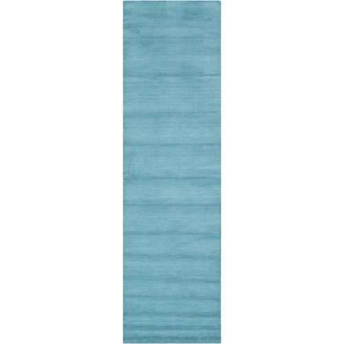  Safavieh Himalaya Collection HIM610A Handmade Turquoise Premium Wool Runner (23 x 8)