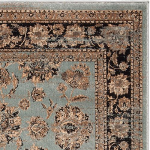  Safavieh Vintage Collection VTG575H Transitional Oriental Light Blue and Brown Distressed Area Rug (4 x 57)