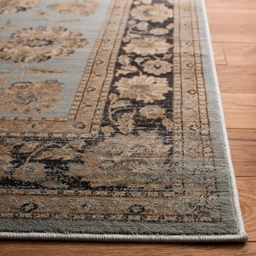  Safavieh Vintage Collection VTG575H Transitional Oriental Light Blue and Brown Distressed Area Rug (4 x 57)