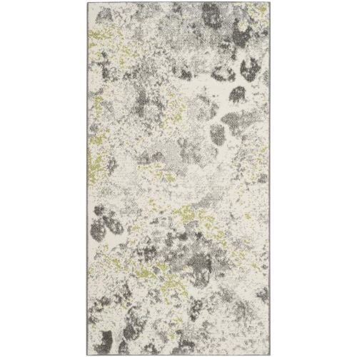  Safavieh Water Color Collection WTC696A Ivory and Grey Area Rug, 67 x 9