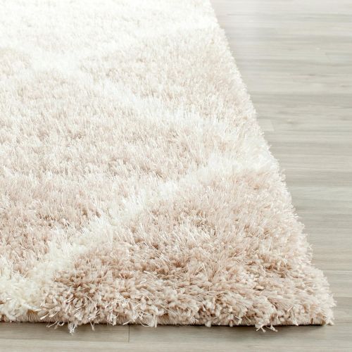  Safavieh Montreal Shag Collection SGM831C Beige and Ivory Area Rug (86 x 12)