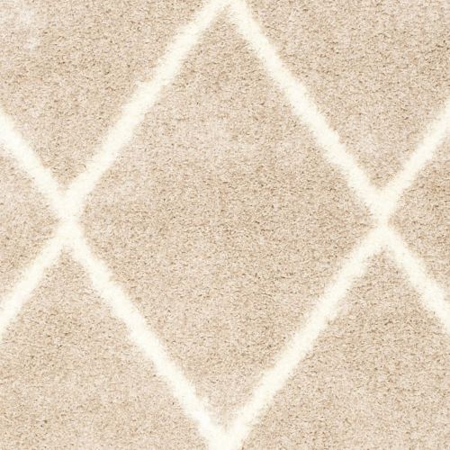  Safavieh Montreal Shag Collection SGM831C Beige and Ivory Area Rug (86 x 12)