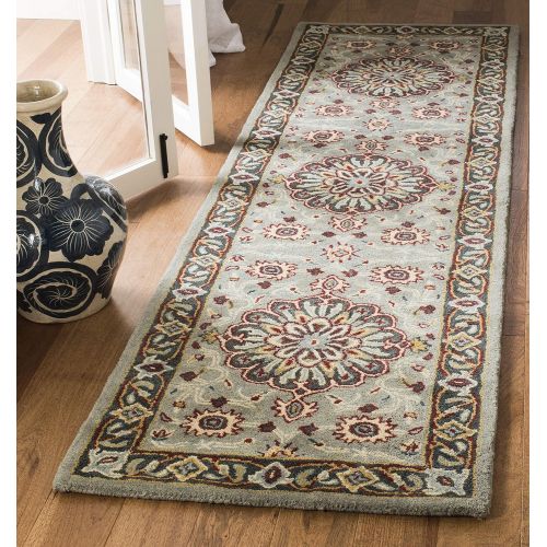  Safavieh Heritage Collection HG736A Grey and Charcoal Area Rug (4 x 6)