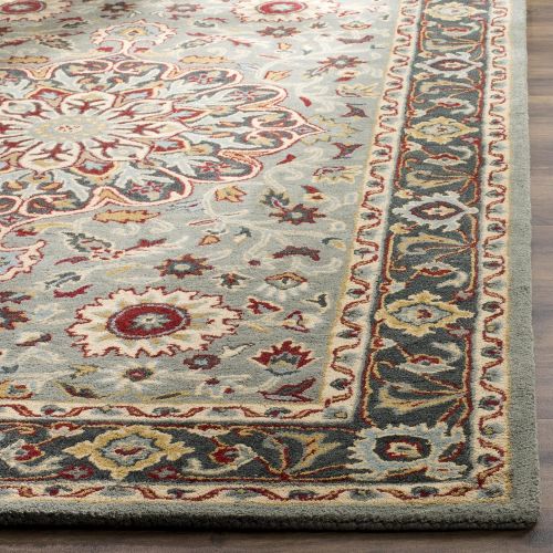  Safavieh Heritage Collection HG736A Grey and Charcoal Area Rug (4 x 6)