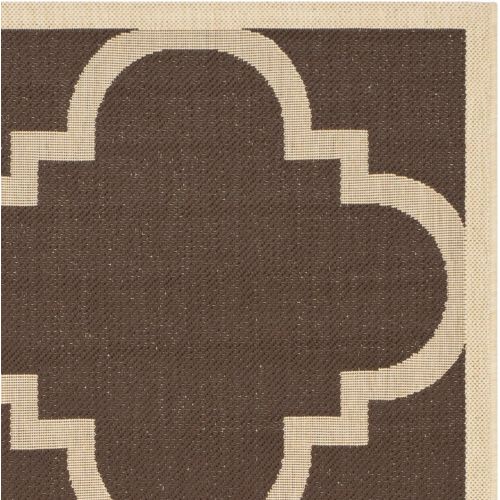  Safavieh Courtyard Collection CY6243-242 Brown Indoor Outdoor Area Rug (53 x 77)