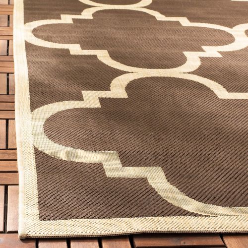  Safavieh Courtyard Collection CY6243-242 Brown Indoor Outdoor Area Rug (53 x 77)