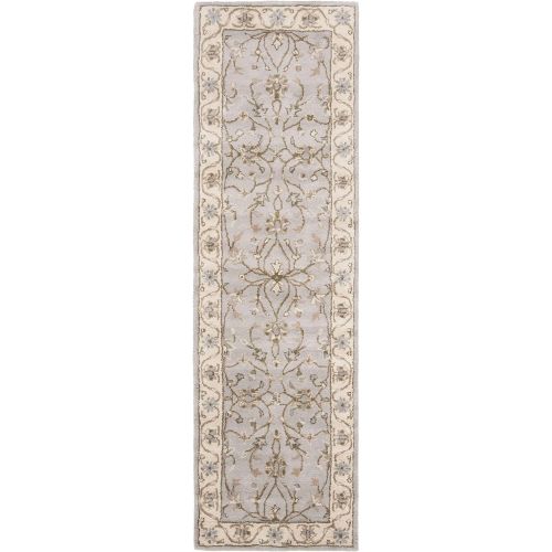  Safavieh Heritage Collection HG862A Handcrafted Traditional Oriental Beige and Grey Wool Area Rug (9 x 12)