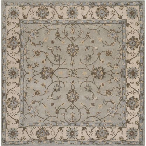  Safavieh Heritage Collection HG862A Handcrafted Traditional Oriental Beige and Grey Wool Area Rug (9 x 12)