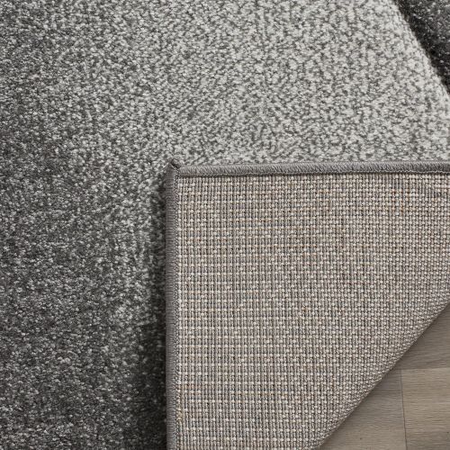  Safavieh Hollywood Collection HLW716G Grey and Dark Grey Mid-Century Modern Abstract Runner (22 x 8)