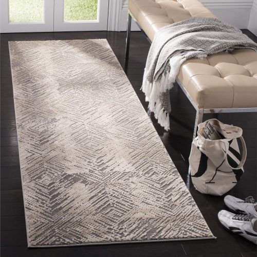  Safavieh Meadow Collection MDW338A Ivory and Grey Area Rug (67 x 9)