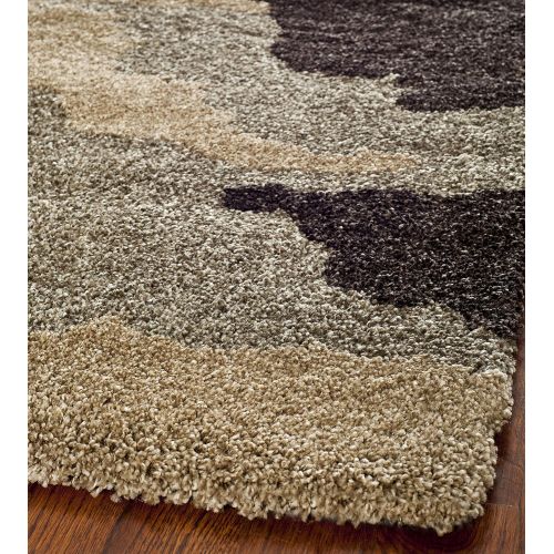  Safavieh Camouflage Shag Collection SG453-1391 Beige and Multi Area Rug (53 x 76)