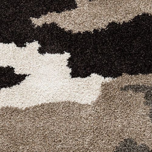  Safavieh Camouflage Shag Collection SG453-1391 Beige and Multi Area Rug (53 x 76)