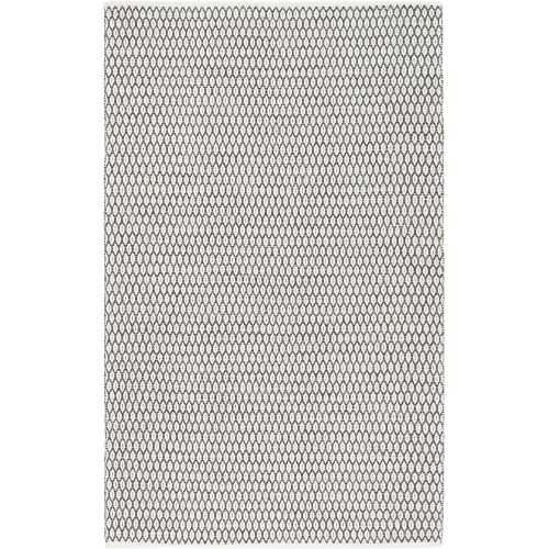 Safavieh Montauk Collection MTK608J Charcoal Grey and Ivory Area Rug (8 x 10)