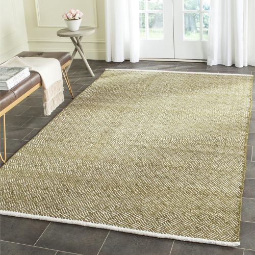  Safavieh Boston Collection BOS680E Handmade Grey Cotton Area Rug (4 x 6)